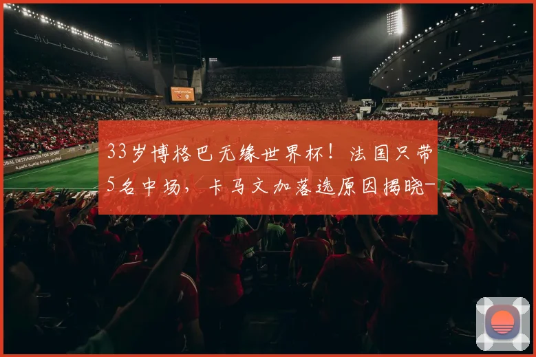 33岁博格巴无缘世界杯！法国只带5名中场，卡马文加落选原因揭晓